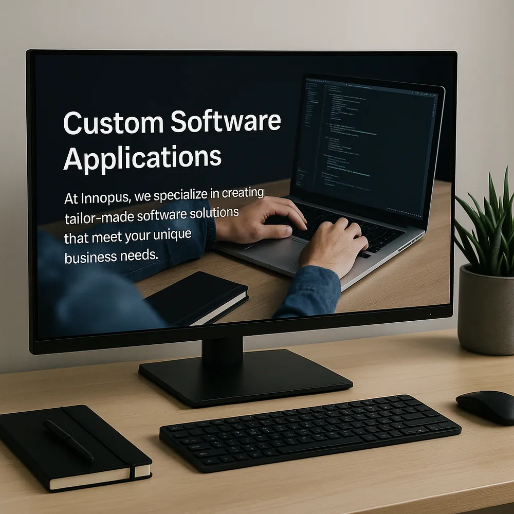 Ενδεικτική παρουσίαση custom εφαρμογών σε οθόνη